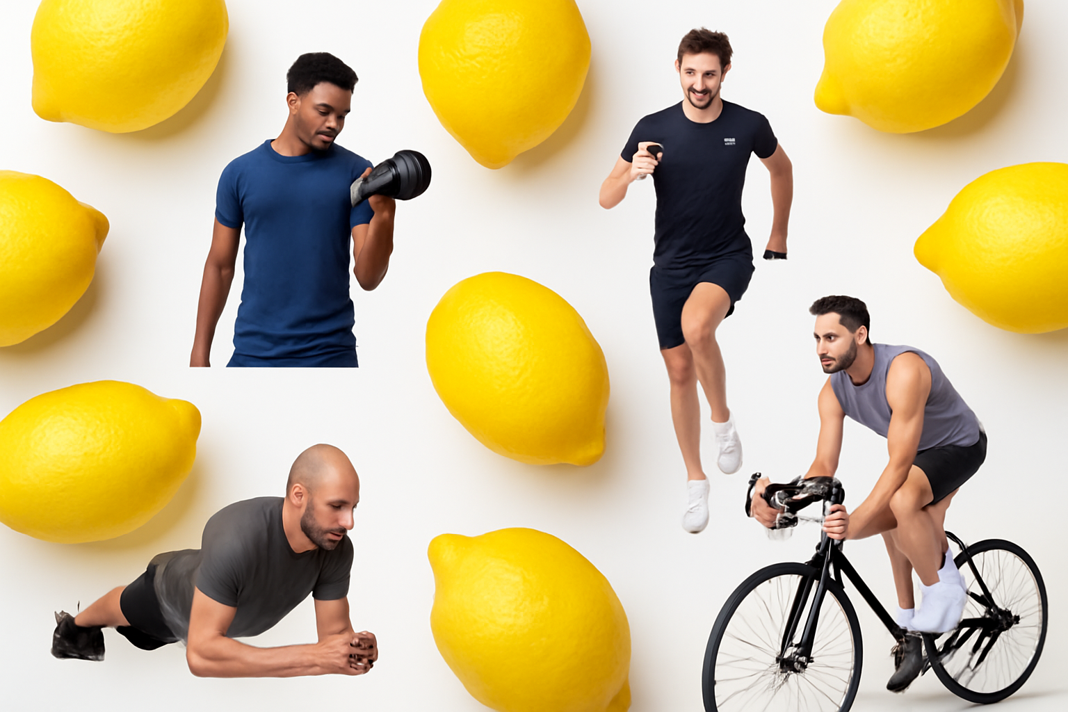 Attività maschili con limoni