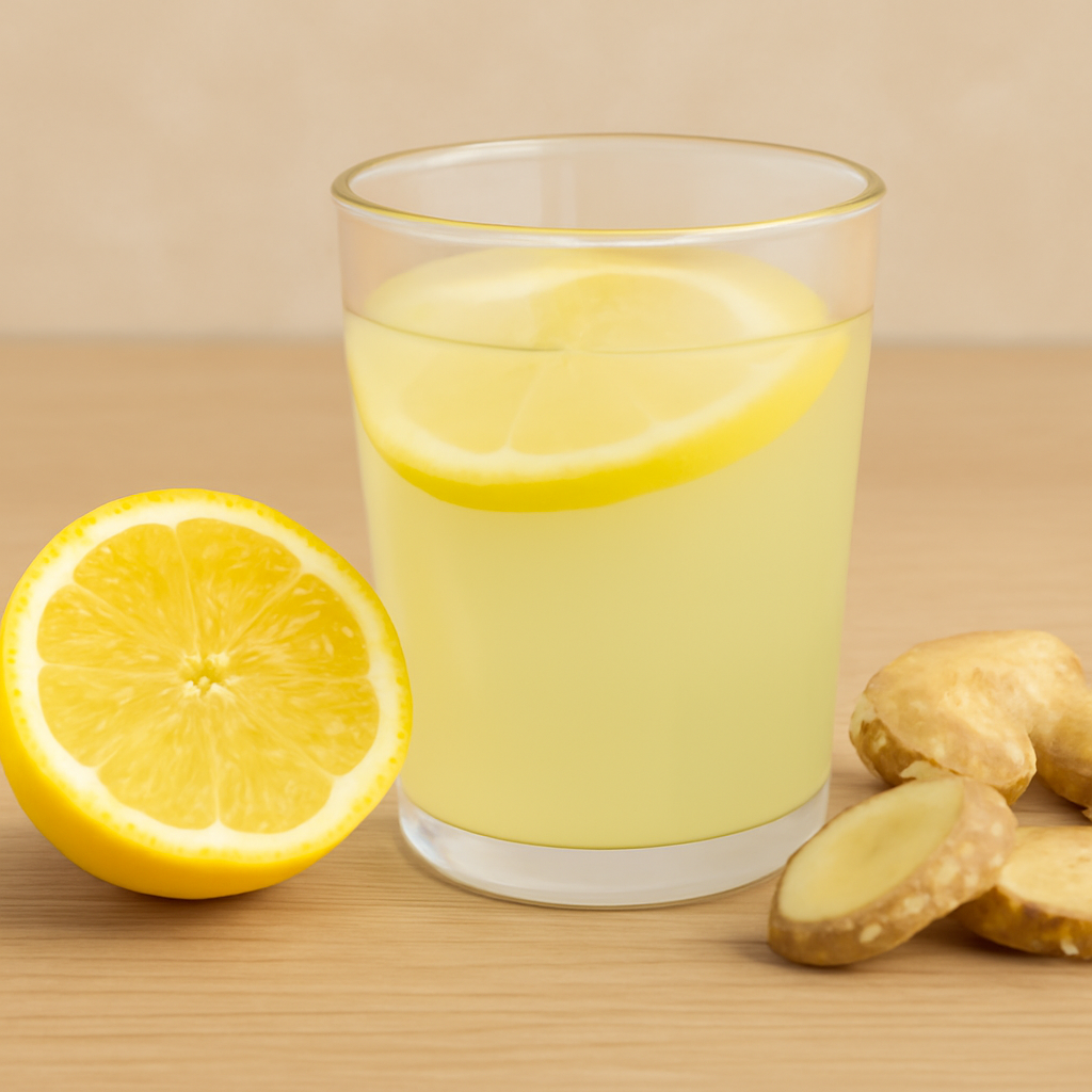 Beverage energetica con limone